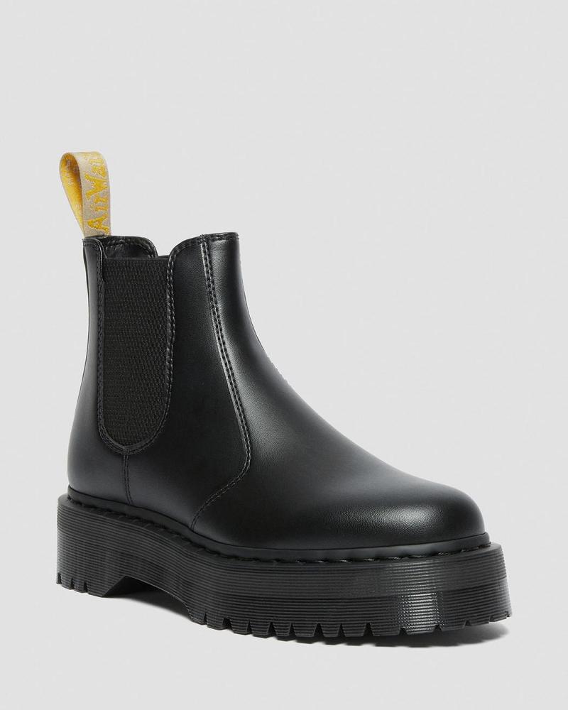 Dr Martens Vegan 2976 Felix Platform Ankelstøvler Herre Sort | DK 457BEX